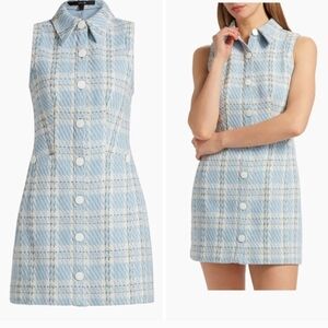 Toccin Sophia tweed shirtdress, size 6